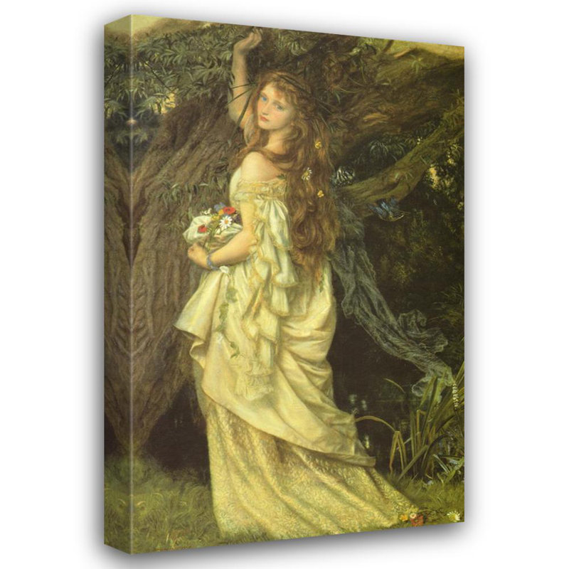 Ophelia, ca. 1865 MCG-PF1143, H 40 po x l 25 po