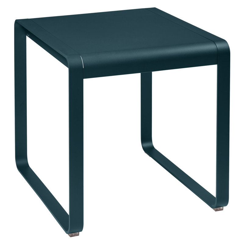 Bellevie Outdoor Side Table, Acapulco Blue, 29" H x 77" L x 36" W