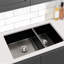 Évier de cuisine à double cuve encastrable en acier inoxydable 33 po L-97568403