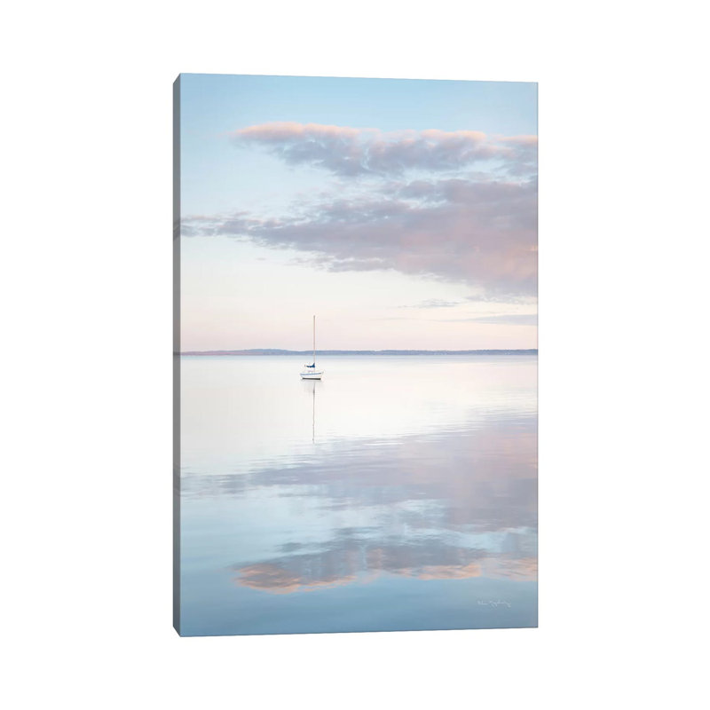 Sailboat in Bellingham Bay II 1 Piece Wrapped Canvas Wall Art, 20.32 cm H x 30.48 cm W