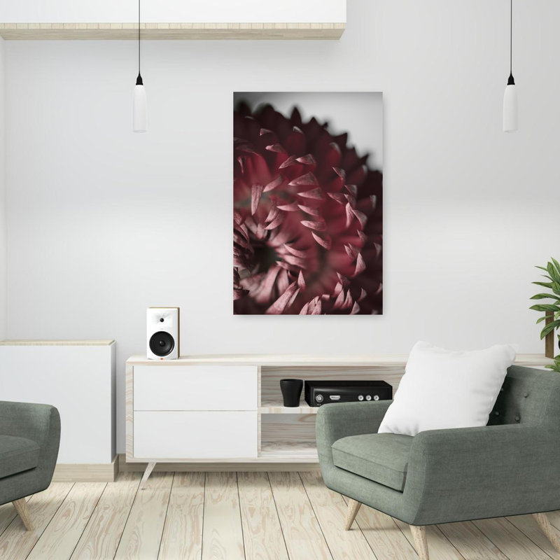 Dahlia contemporain, art floral dahlia, H 36 po x l 24 po