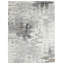 B Abstract Area Rug in Grey-1662901590