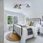 47.24" Industrial Linear Matte Black 4-Light Flush Mount Ceiling Light with Mesh Shades for Kitchen Island Dining Room