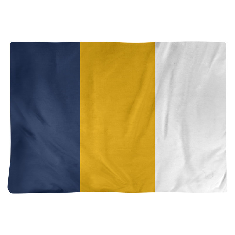 Récapitulatif en coton 18 po atlanta baseball, Bleu marine / or / blanc