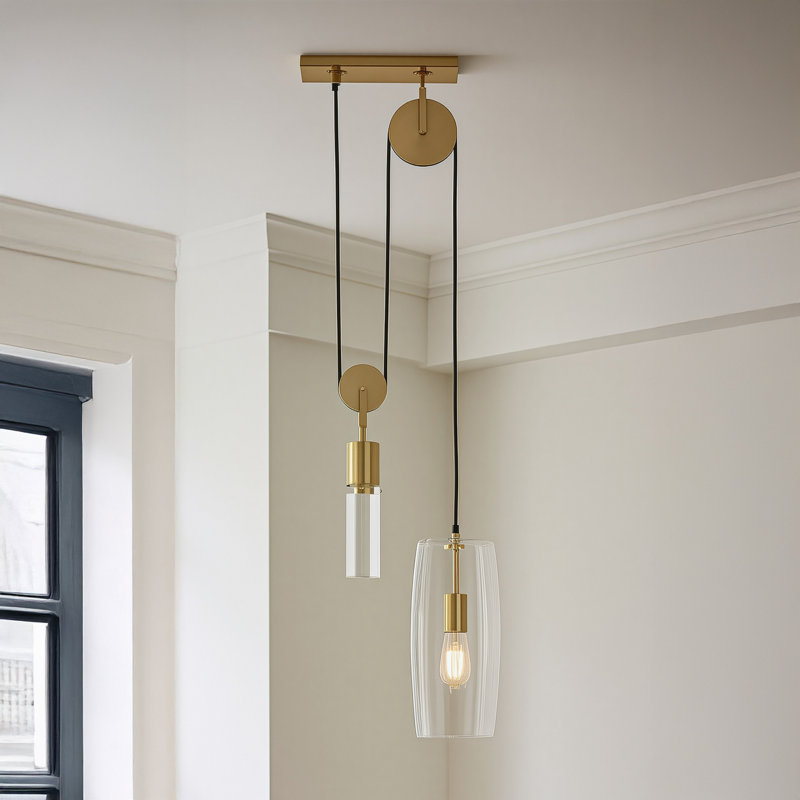 Gravity 1 - Light Pendant, Modern Brass