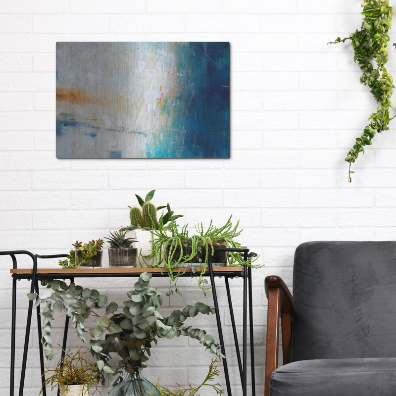 «Blue Grotto I» par Tim O'Toole, art mural en métal Brayden Studio®, H 12 po x l 16 po