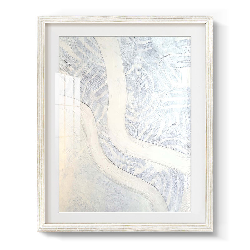 «Northerly Wind I», impression encadrée, H 28,5 po x l 20,5 po, Blanc