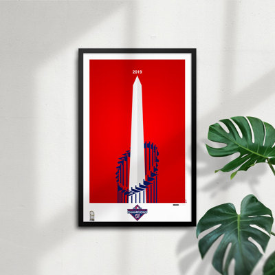 Minimalist 2019 MLB World Series Trophy par S. Preston Washington Nationals