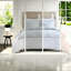 Coastal Cotton Bedding Sets With Seashell Embroidery For Home