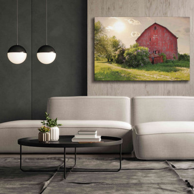 «Spide Barton Barn» par Lori Deiter, art mural sur toile