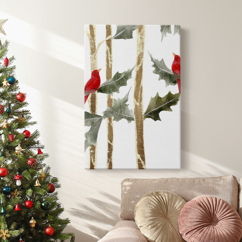 Art des Fêtes de Noël - Toile tendue avec châssis CCLIX, H 18 po x l 12 po
