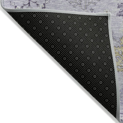 Machine Washable Indoor/Outdoor Cicel ACN1156 Lavender Rug