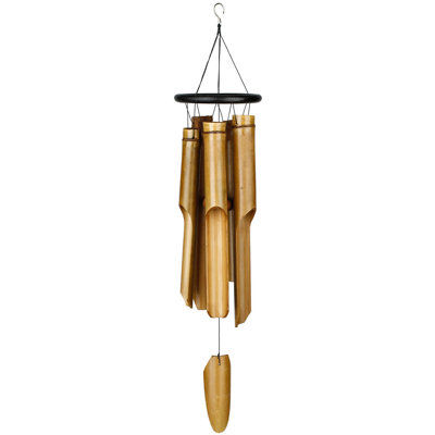 Carillon grand anneau noir