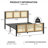 Vena Boho Queen Bed Frame with Rattan Headboard and Footboard, No Box Spring Needed	 					-1415020867