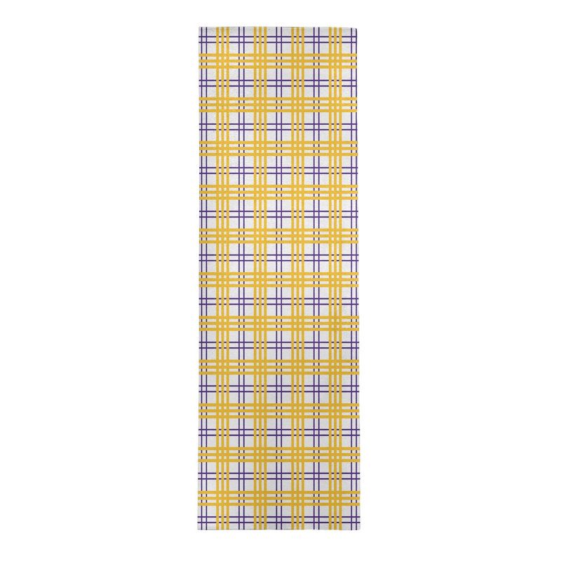 Plaid Indoor Rug, Runner 2'6" x 8'