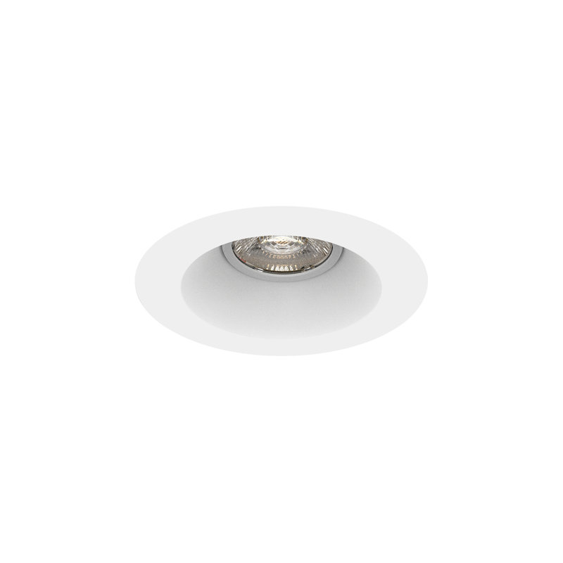 Luminaire encastré à DEL 3,5 po Kenric, Avec garniture, Rond