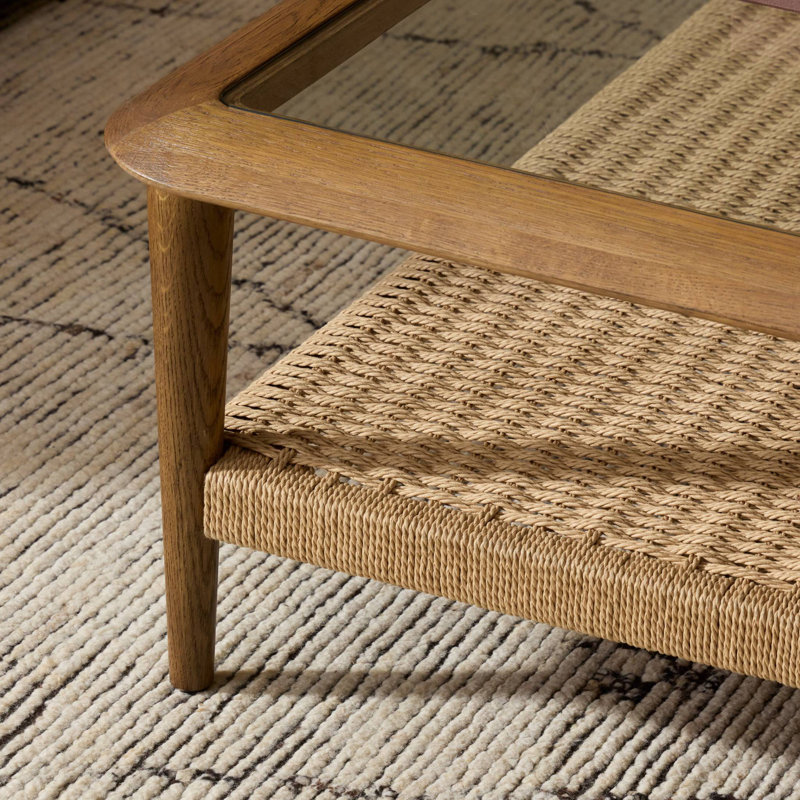 Carmelo Coffee Table-Medium Brown Oak