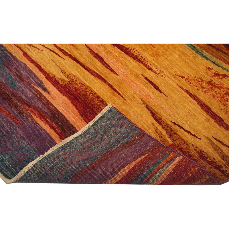 Wool Abstract Area Rug