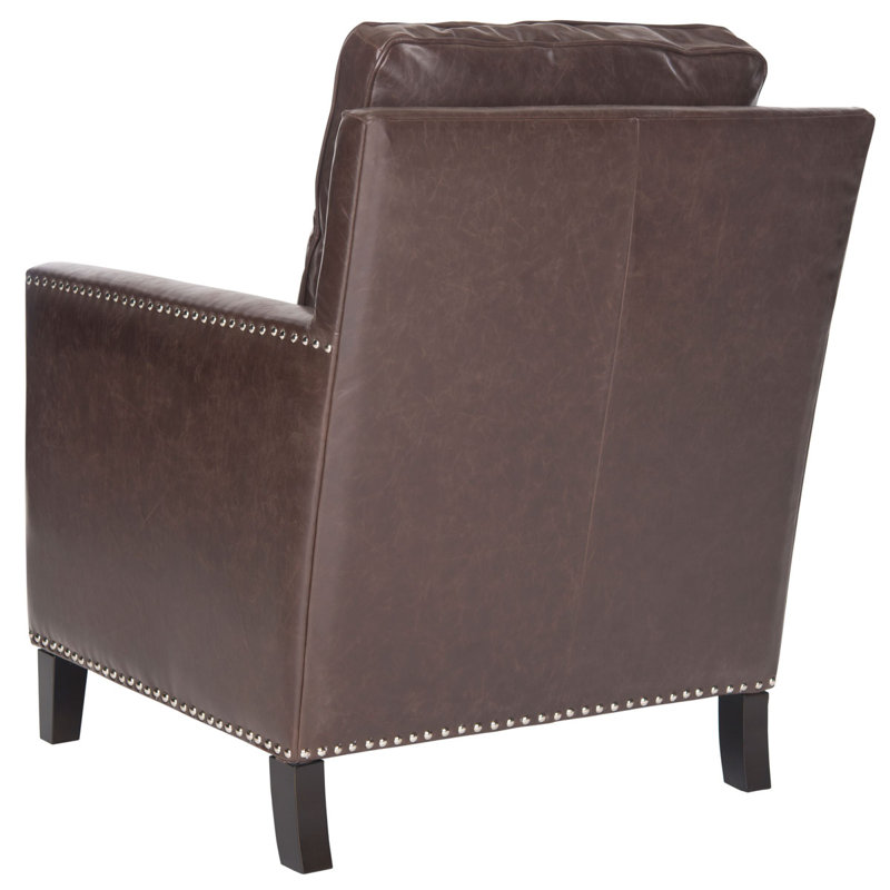 Faux Leather Club Chair