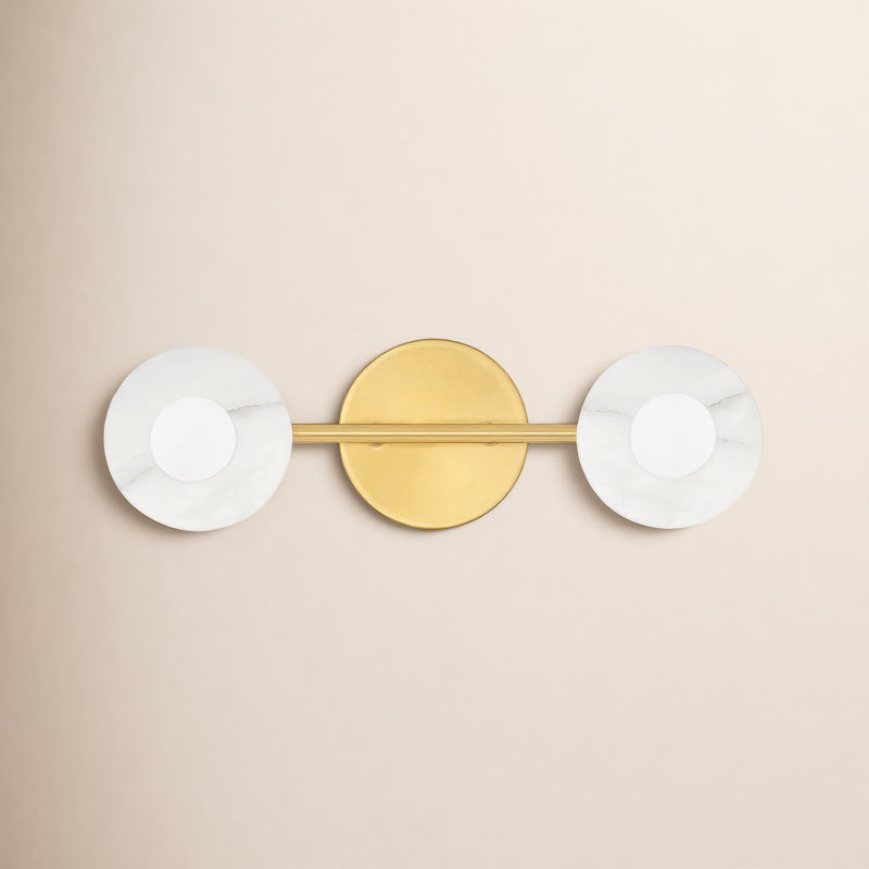 Litchfield 2 - Light Vanity Light, Aged Brass