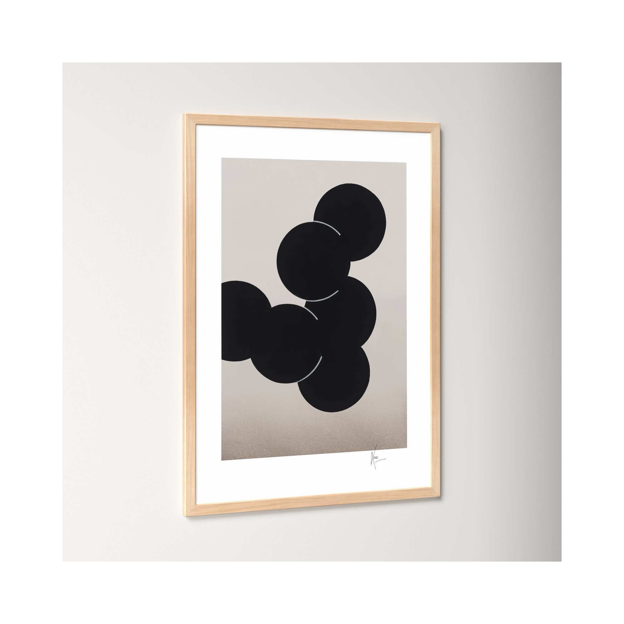 Orbit by Lee Lessem, Brown, 50" H x 35" W x 1.25" D