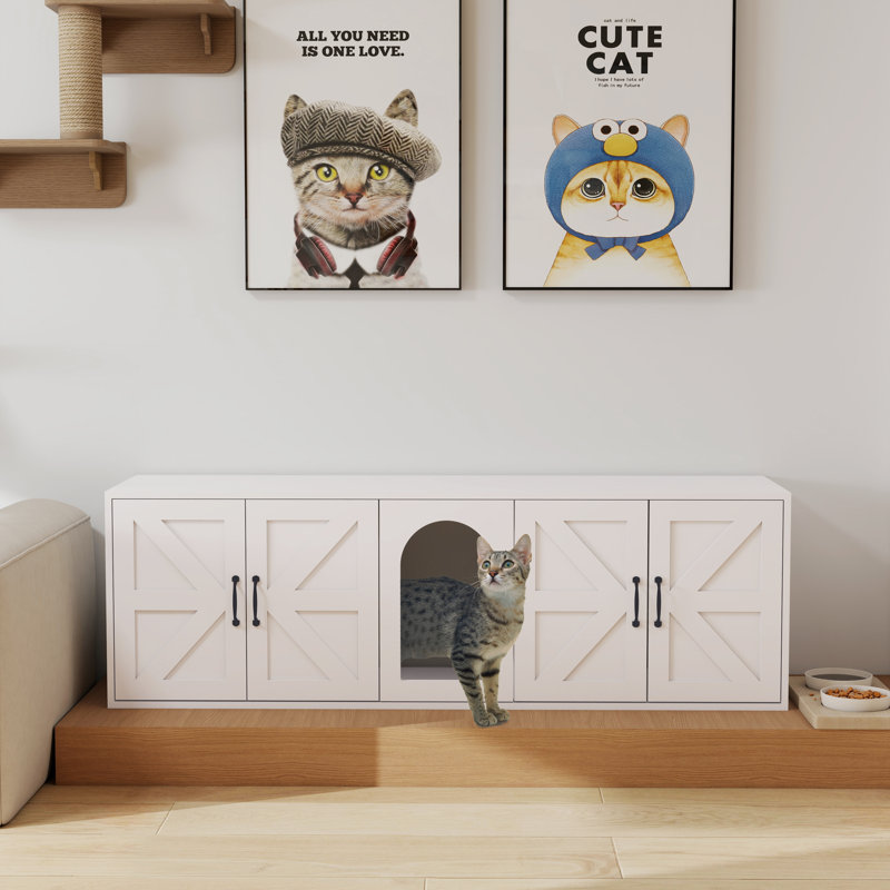 Double-sided Cat Litter Box