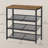 4 Tier 12 Pair Shoe Rack 29“W with adjustable shelves-703348490-728878944