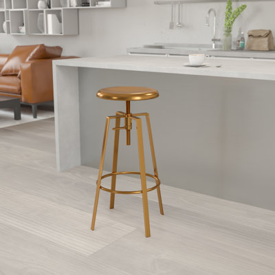 Lukachukai Swivel Adjustable Height Counter Stool