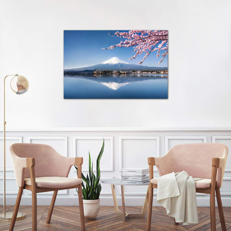 Mount Fuji In Spring by Jan Becke - Wrapped Canvas Print, 101.6 cm H x 66.04 cm W x 1.91 cm D