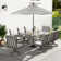 Whittlesey Rectangular Aluminum Dining Set with Cushions