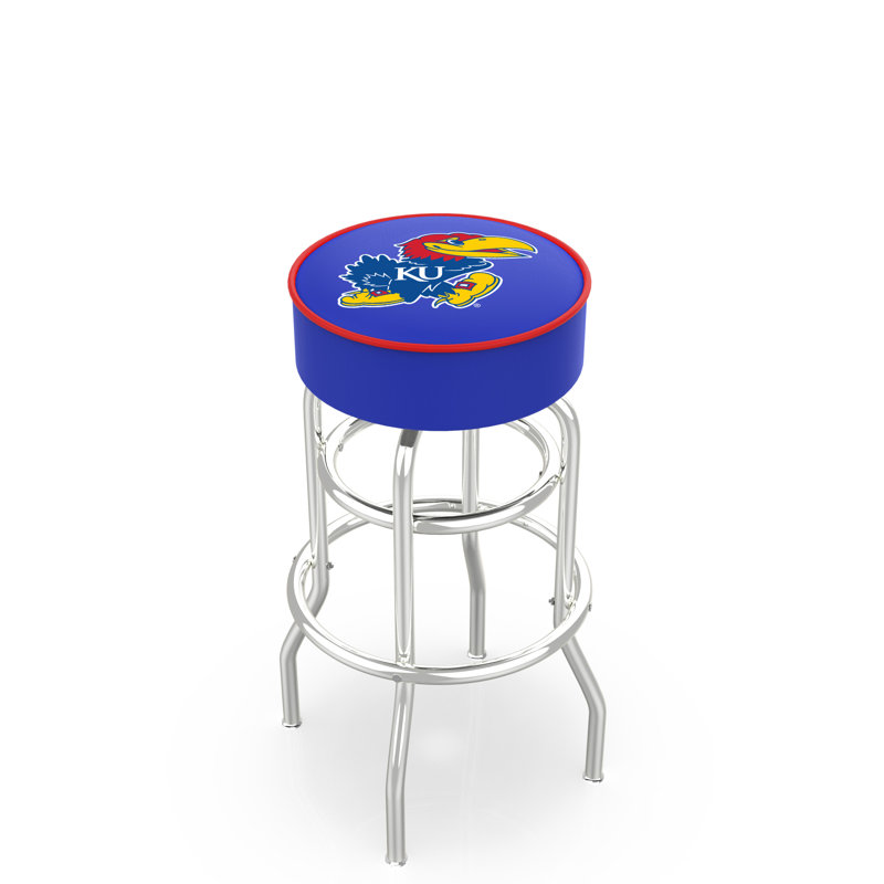 Tabouret de bar et de comptoir pivotant NCAA, Tabouret de comptoir (siège à 25 po de hauteur, Kansas