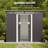 8 ft. W x 6 ft. D Metal Vertical Storage Shed-90872428