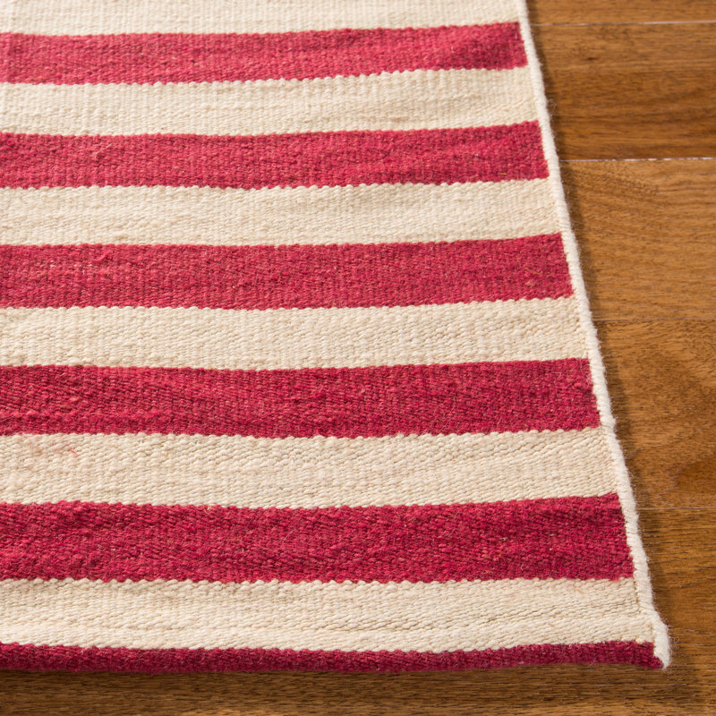 Ralph Lauren Canyon Stripe Patch Wool Striped Rug, Rectangle 9' x 12'