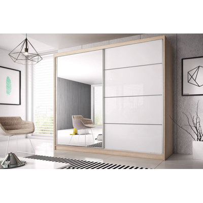 Gulledge 2 Door Manufactured Wood Wardrobe