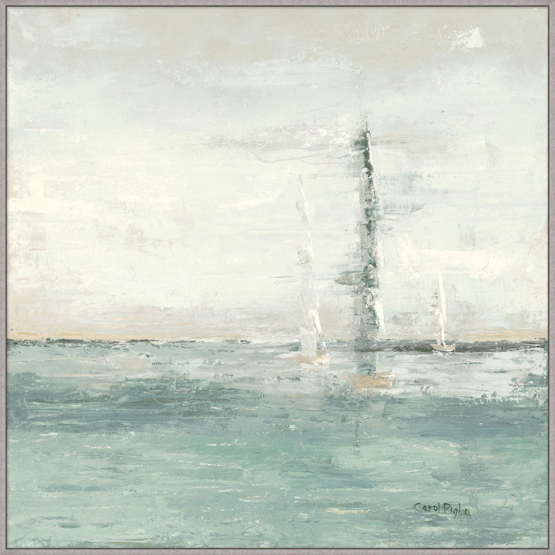 Shallow Sailing 2 - reproduction de cadre flottant sur toile