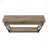 Metal X Frame Console Table with Open Shelves-2001785284