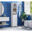 Armoire de rangement pour salle de bain, unité de rangement autoportante pour salle de bain