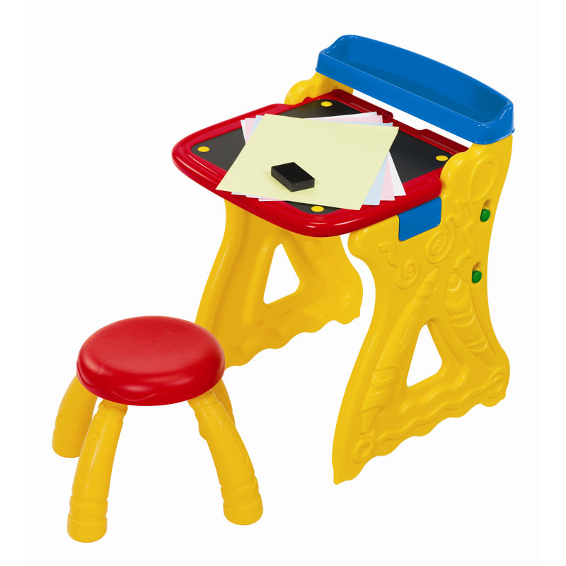 Crayola Kids 7 Piece Arts And Crafts Table and Chair Set