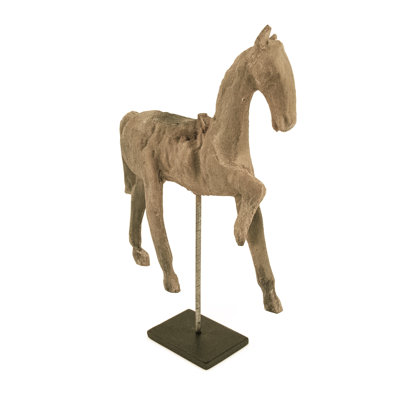 Resin Horse In Stand