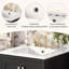 Meuble-lavabo de salle de bain avec rangement polyvalent pour espaces compacts-450955166