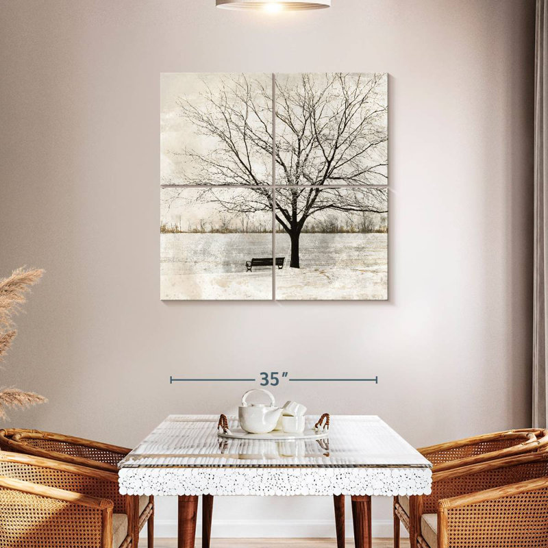 Arbre Harnek Bare Lonely, H 38 po x l 38 po