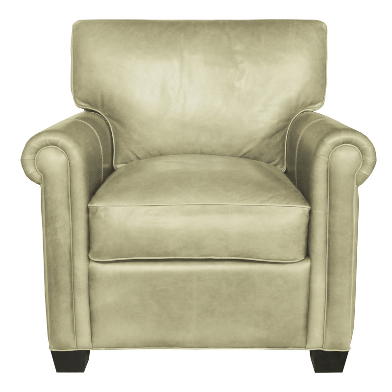 Bordeaux Leather Chair And A Half, Espresso, Amethyst (Cartier)