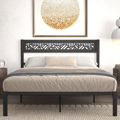 Charin Metal Platform Bed