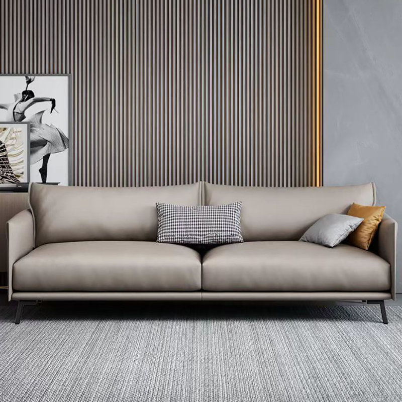 Canapé simple et moderne de style italien, H 33,1 po x l 62,9 po x P 35,4 po, 2