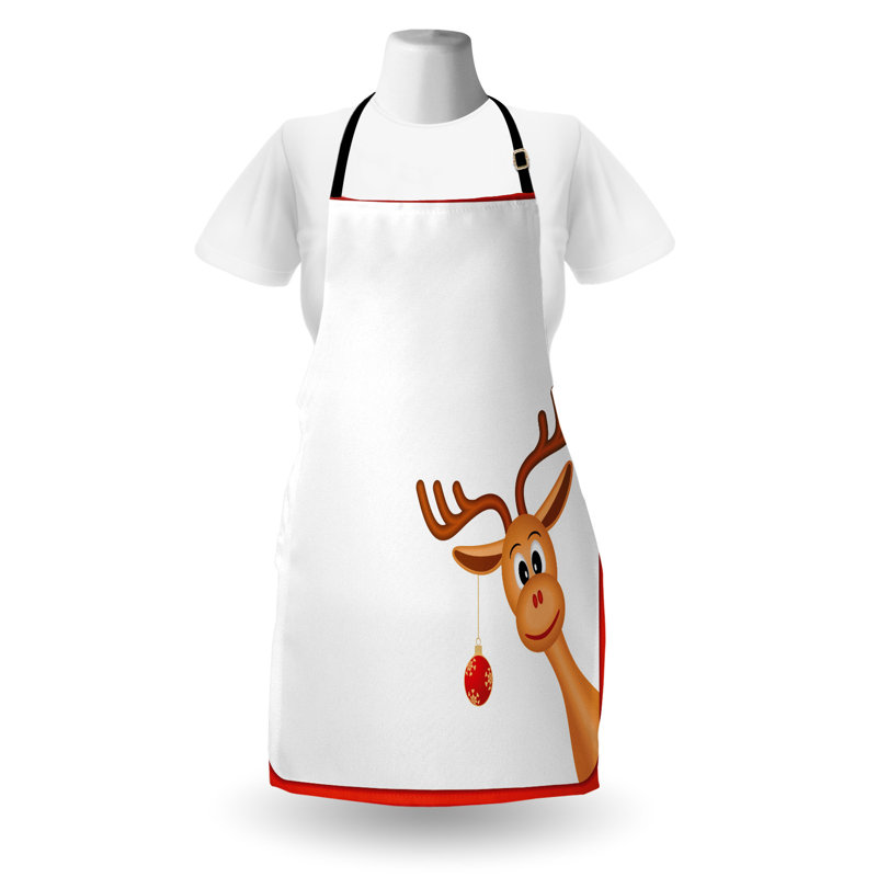 Christmas No Pattern Bib Apron