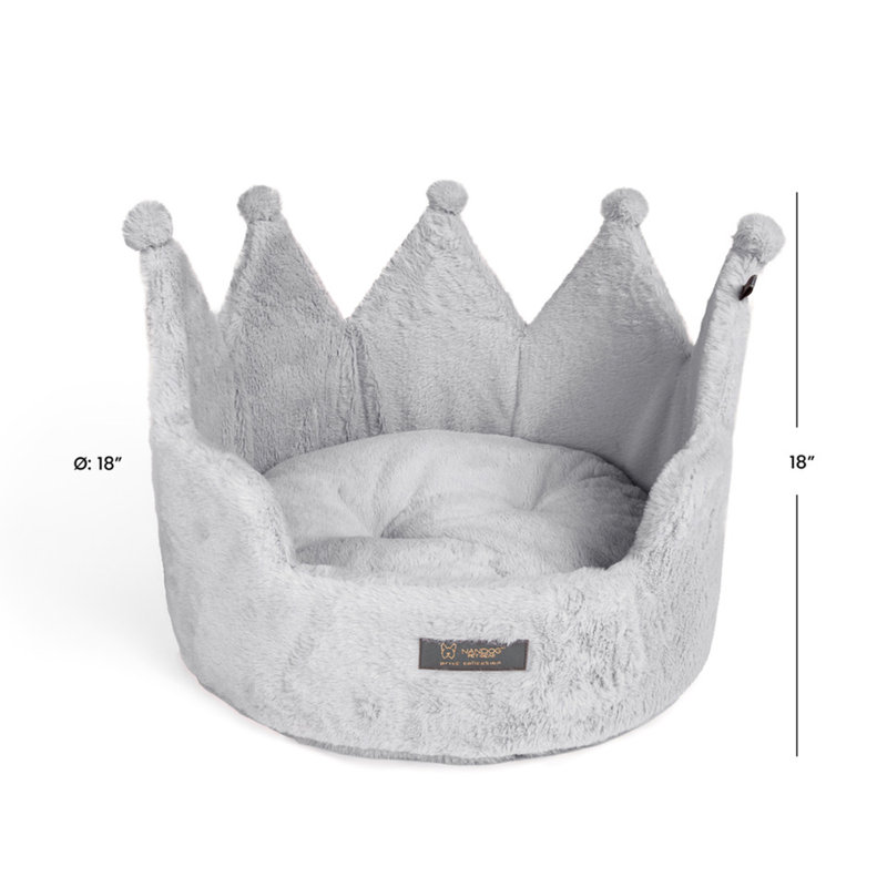  Lit matelassé gris clair Pet Pet