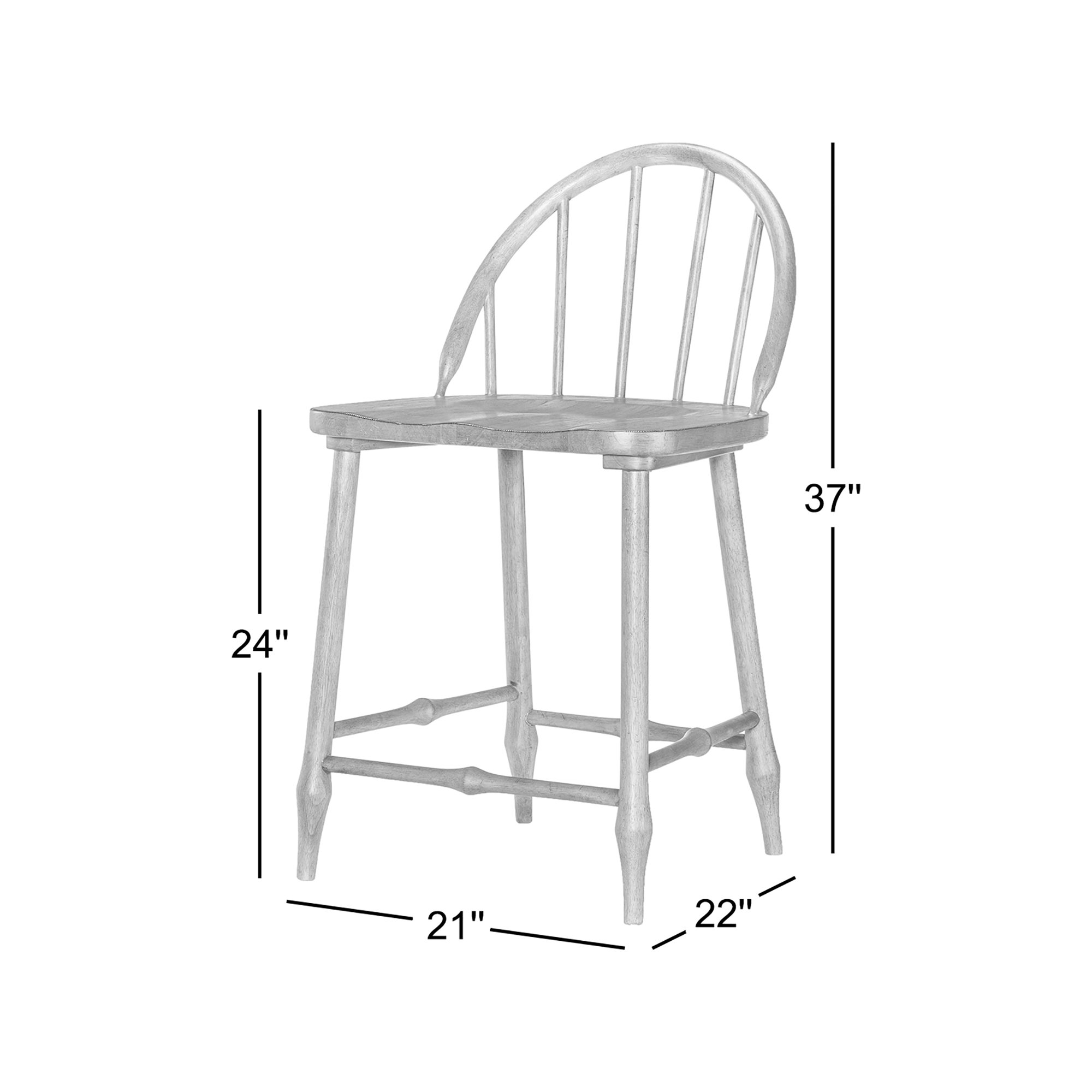 Country Living Counter Height Chair 1, Red