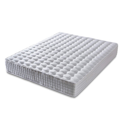 Premium Pocket Spring Mattress, White, 35.4 x 74.8 x 11.8 inches | Fire Retardant FR Saten Fabric Cover | Comfortable and Supportive Sleep Solution, Perfect for All Sleep Positions, Assembled and Ready to Use