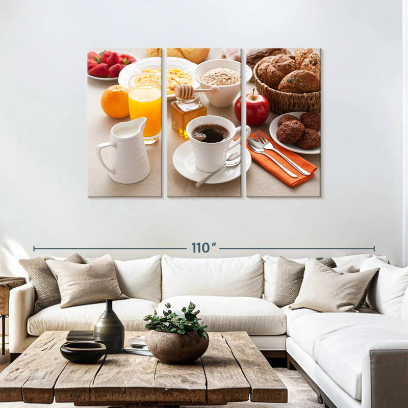 'Satisfying Breakfast, 48" H x 74" W