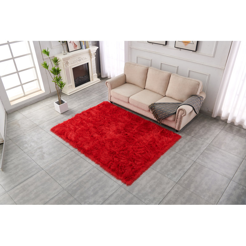 Washable Abstract Indoor Rug